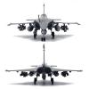 CHICHIYANG 1:100 Scale French Air Force Rafale C Libya War Fighter Model Alloy Die-cast Fighting Airplane Jet Aviation Collectibles view 4
