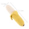 YARNOW Crochet Banana Rattle Soft Hand Bell for Boy Girl Safe Teething for Newborns Grasping for Little Hands view 2