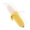 VICASKY Banana Shaped Boy Girl Crochet Rattle Soft Teething Toy for Toddlers Promotes Motor Skills and Hand Coordination for Home and Travel view 2