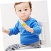 VICASKY Banana Shaped Boy Girl Crochet Rattle Soft Teething Toy for Toddlers Promotes Motor Skills and Hand Coordination for Home and Travel view 4