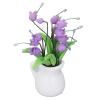 1:12 Miniature Flower Pots of the Valley White Vase Simulation Dollhouse Mini Plant Model view 4