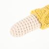 SUPVOX Adorable Banana Crochet Rattle Teething Toy for Newborns Hand Bell Toy for Toddlers Soft for Boy Girl view 3