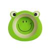 SOLUSTRE Kids Tableware Unbreakable Bamboo Fiber Bowl Toddler Dinnerware Suction (frog) view 1