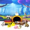 12pcs 3D Printed Articulated Mini Animals with Egg, Colorful Fidget Farm Animal, Zoo Animal Figures, Birthday Party Decorations MA003-SET-RBW2 view 4