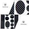 KICHOUSE 2sheets Scratch-Resistant Bike Frame Stickers Carbon Pattern Rub Film for and Wear-Resistant Black view 3