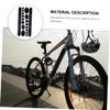 KICHOUSE 2sheets Scratch-Resistant Bike Frame Stickers Carbon Pattern Rub Film for and Wear-Resistant Black view 4