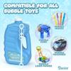Darice Bubble Solution 4 Pack (256oz) Refill for Bubble Machines & Blowers - Easter, Weddings, Birthdays, Outdoor - 8 Big Bubble Wands Included - Non-Toxic Safe for Toddlers & Kids view 3
