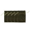 ANGGREK Velvet Bag, Soft Pouch Comfortable Drawstring Closure 5PCS Stylish for Marbles (#1) (#2) (#3) (#4) view 1