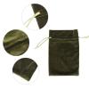 ANGGREK Velvet Bag, Soft Pouch Comfortable Drawstring Closure 5PCS Stylish for Marbles (#1) (#2) (#3) (#4) view 3