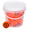 Franklin Sports NHL Mini Street Hockey Balls - No Bounce Outdoor Street + Roller Hockey Balls - Mini Size 1.96" Inch Hockey Balls - 15 Pack - Orange view 1