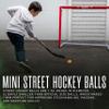 Franklin Sports NHL Mini Street Hockey Balls - No Bounce Outdoor Street + Roller Hockey Balls - Mini Size 1.96" Inch Hockey Balls - 15 Pack - Orange view 2