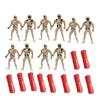 CORHAD 10pcs Parachute Soldiers Toys Flying Outdoor Playthings for Boys and Girls for Outdoor Games and Fun Parachute Activities view 1