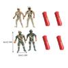 CORHAD 10pcs Parachute Soldiers Toys Flying Outdoor Playthings for Boys and Girls for Outdoor Games and Fun Parachute Activities view 2