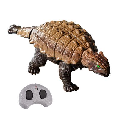 CIYODO 1Set Remote Control Electric Dinosaur Model Interactive Simulation for Walking and Roaring Action Dinosaur Plaything for Boys