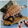 CIYODO 1Set Remote Control Electric Dinosaur Model Interactive Simulation for Walking and Roaring Action Dinosaur Plaything for Boys view 2
