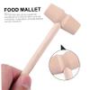 LIFKOME 10pcs Boys and Girls Diy Hammers Wood Cake Mallet Mini Hammer for Year Old Girl Toys view 4