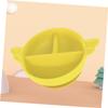 LIFKOME 1pc Silicone Bowl Three Compartments Divided Plate for Food Storage Easy to Clean Rice Fruit Soup and Vegetables view 3