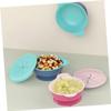 LIFKOME Suction Bowl Boys and Girls Silicone Plate Boys and Girls Tray Plate Suction for Feeding Safe Tableware view 2