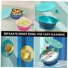 LIFKOME Suction Bowl Boys and Girls Silicone Plate Boys and Girls Tray Plate Suction for Feeding Safe Tableware view 4