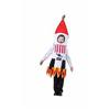 1074-M-L Kids Rocket Ship Costume with Tunic Multi Color - Medium & Large view 1