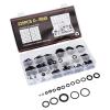 aqxreight Rubber Assortment Gasket 225PCS Rubber Assortment Kit O S Sealing Gasket Wa with Case for Power Supply Control Box225PCS Gaskets Experience Installation Hassle Kit a Closure (225pcs) view 1