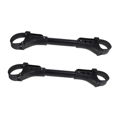 Sosoport 2pcs Stroller Connectors Dual Stroller Adapter for Outdoor Use Converts Two Single Twin Lightweight and Portable Design