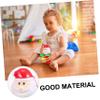 LIOOBO Santa Claus Plaything Christmas Themed Toys Drum Windup for Boys and Girls Random Color view 3