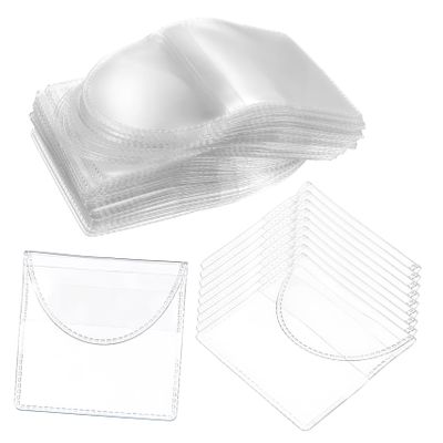 AUTSUPPL Coin Collection Supplies 150pcs Coin Sleeves Flap Closures for Collectors Jewelry Pouch