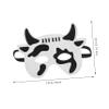 BRIGHTFUFU 4Pcs Cartoon Animal Masks for Non Woven Cow Performance Props for Parties Dress Up and Creative Play Fun Animal Costumes for Boys view 3