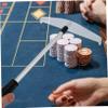 CORHAD Metal Poker Chip Rake Practical Collecting Rod for Poker Chips Card Games Accessory view 4