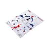 JunZheHub 3D Paper Aircraft Model Puzzle for Desk Display and Learning, F16 5pcs view 4