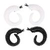 Ipetboom 2pairs Two Pairs of Sheep Horns Hair Clips for Cosplay and Halloween Sheep Horns Hairpin Lightweight Decorative Headpiece for Boys and Girls and Adults view 1