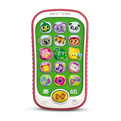 Kids Hits Smart Phone Light-up Zoo  Interactive Toddler Toy Phone with Animal Sounds, Lights, Games & Melodies  Learning Toy for Ages 2+