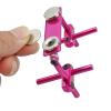 RC Spare Part Compatible with HSP 94122 for Sakura D3 for XIS for Zero for HPI for Tamiya Aluminum Magnetic Invisible Body Post Mount Kit 1/10 RC Car(Pink) view 4