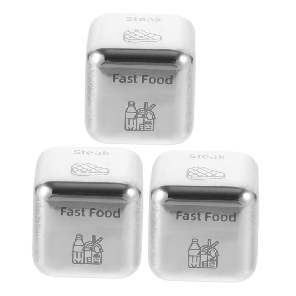 CORHAD 3pcs Stainless Steel Food Decision Fun Food Decider for Valentine Day Anniversaries Gatherings Unique Friends
