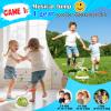 Indoor Outdoor Games for Kids, 3 in 1 Musical Jump, Ring Toss Game & Stomping Rocket Launcher for Kids, Dinosaur Sports & Outside Play Activities Toys with Remote Control for Toddlers 3-5 4-8 view 3
