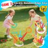 Indoor Outdoor Games for Kids, 3 in 1 Musical Jump, Ring Toss Game & Stomping Rocket Launcher for Kids, Dinosaur Sports & Outside Play Activities Toys with Remote Control for Toddlers 3-5 4-8 view 4