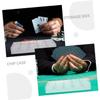 FELTECHELECTR 2pcs Professional Poker Chip Case Poker Chip Holder Tray Accessories Storage Box view 3