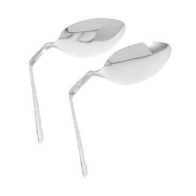 CORHAD 2pcs Mind Bending Spoon Props Close-up Tricks for Street Easy to Learn Gimmick for Beginners and for Stage and Mind Tricks