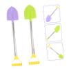 BCOATH 2pcs Boys and Girls Beach Shovel Toy Set Stainless Steel Creative Shovel Playthings for Girls Boys Random Color view 3