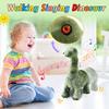 HCdoujoy Green Dinosaur Toys for Girls Walking Nodding, Roaring, Repeating What You Say, Touch & Button Control Eyes Turn Red Realistic Pet, Toy Gift for Kids Christmas Birthday Easter Toddlers view 4