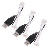 FELTECHELECTR Build Your Own Miniature Landscape Led Mini Lights 3 Pack Street Lamp Post Building Blocks Decorative Lamp Post Toy view 1