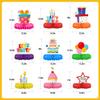127Pcs Happy Birthday Party Supplies Decorations Set - Dot Design Disposable Tableware Kit with Plates, Napkins, Cups, Tablecloth, Banner, Balloons & Honeycomb Centerpieces for Boys Girls, Serves 24 view 3
