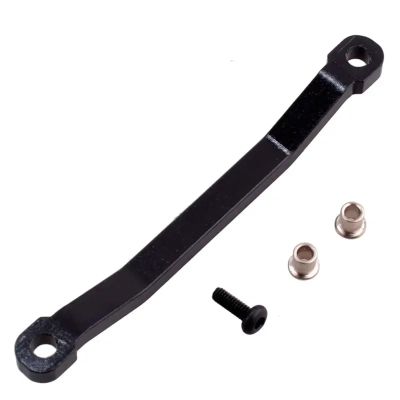 RC Upgrade Accessories for HAIBOXING for HBX 2098B 1/24 RC Car Upgrades Parts Accessories Metal Stee Rod Tie Links Linkage Pull Rod(Black)