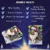 Christmas Trotting in The Snow Australian Shepherd Dog Jigsaw Puzzle for Adults - Animal Printed Interlocking Puzzle Game Artwork - Gift for Dog Lover's - 500 Pcs 20.5"x15" view 2