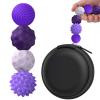 BUSOHA Silicone Fidget Balls - 4 Pack Fidget Toys Adults Sensory Toys Stress Balls for Adults Teens Gifts for Calming,Autism and ADHD Classroom Office view 1