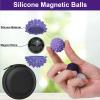 BUSOHA Silicone Fidget Balls - 4 Pack Fidget Toys Adults Sensory Toys Stress Balls for Adults Teens Gifts for Calming,Autism and ADHD Classroom Office view 3