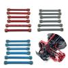 RC Upgrade Accessories for MJX 10208 Metal Turnbuckles Pull Rod Link Rod Stee Rod Set 1/10 RC Car Upgrade Parts Accessories(Gray) view 2