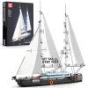 Mould King 10194 Boat Building Sets, MOC Ship Building Kits, Ocean Explorer Boat Model, Home Desk Decor, Collectible Building Toys for Adults/Teens 14+(893PCS) view 1
