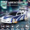 1/43 RC Drift Car, Mini Fast Small Remote Control Car with Gyroscope, 2.4GHz 4WD Full Proportional High Speed Micro Hobby RC Cars with Lights Racing Tires, Toy Model Gift for Adults Kids Boys Girls view 2
